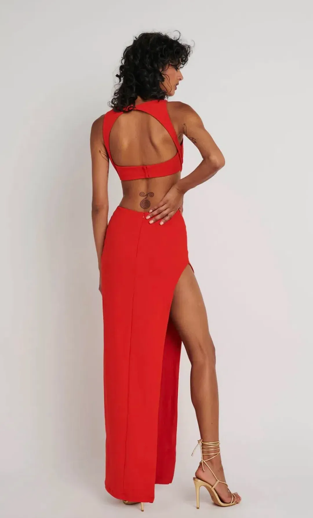 Effie Kats Eniko Gown Red Size S / AU 8 for rent on The Volte - main image