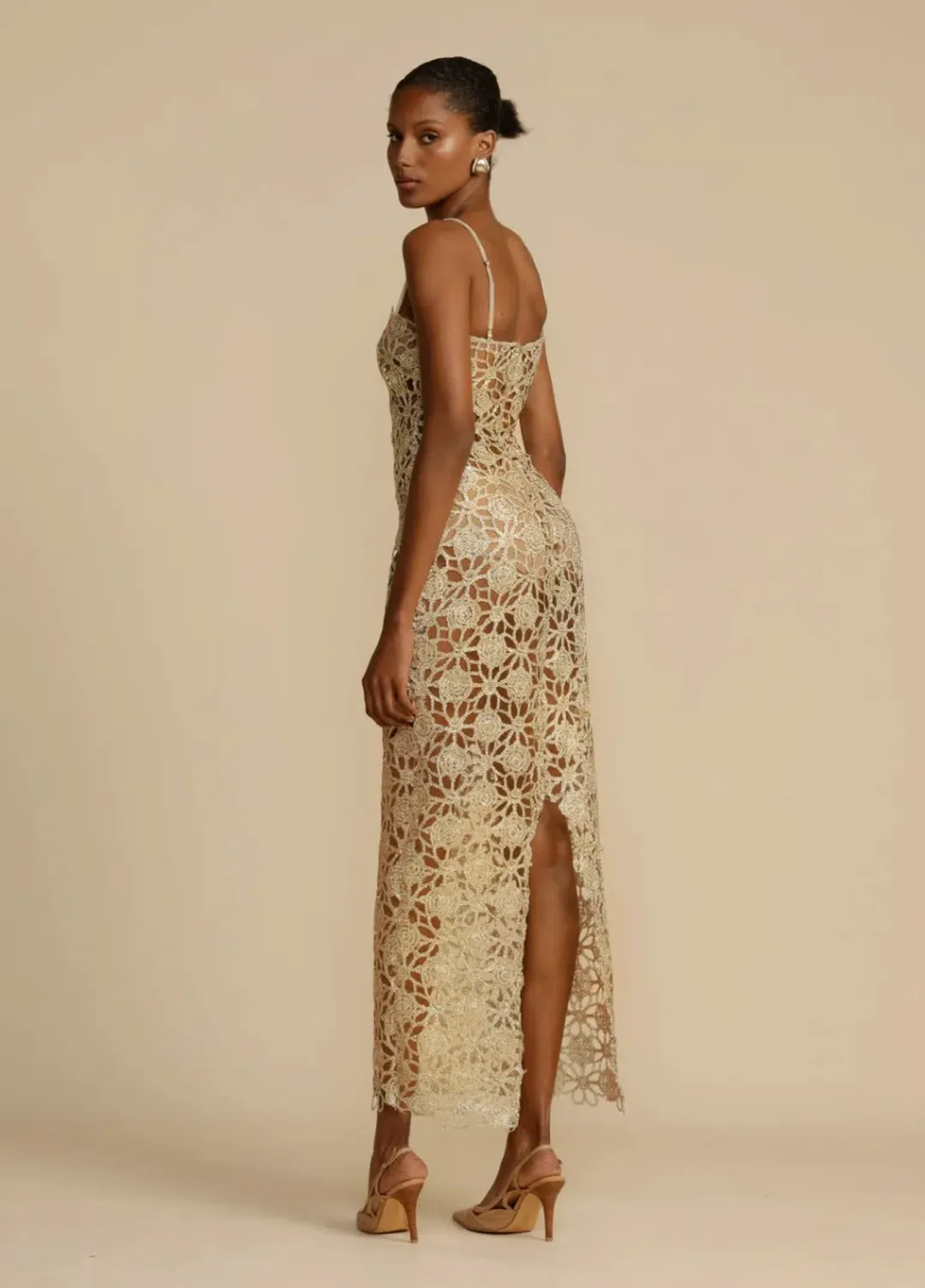 Arcina Ori Kendra Dress Gold Size S / AU 8 for rent on The Volte - main image
