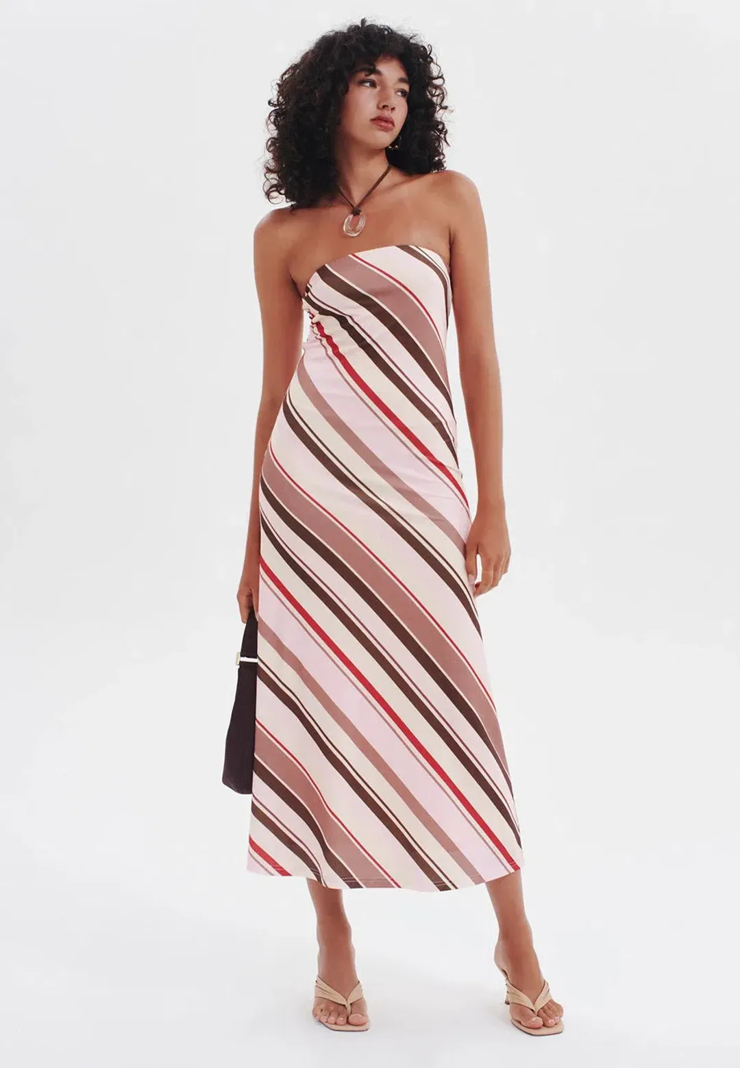 Ownley Deja Vu Strapless Dress Multi Size 8 for rent on The Volte - main image