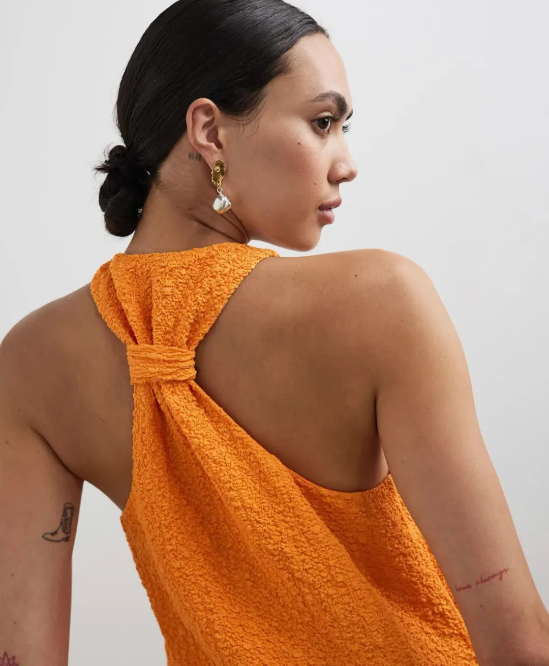 Camilla and Marc Toledo Racer Back Dress Dusty Orange Size 12   for rent on The Volte - main image