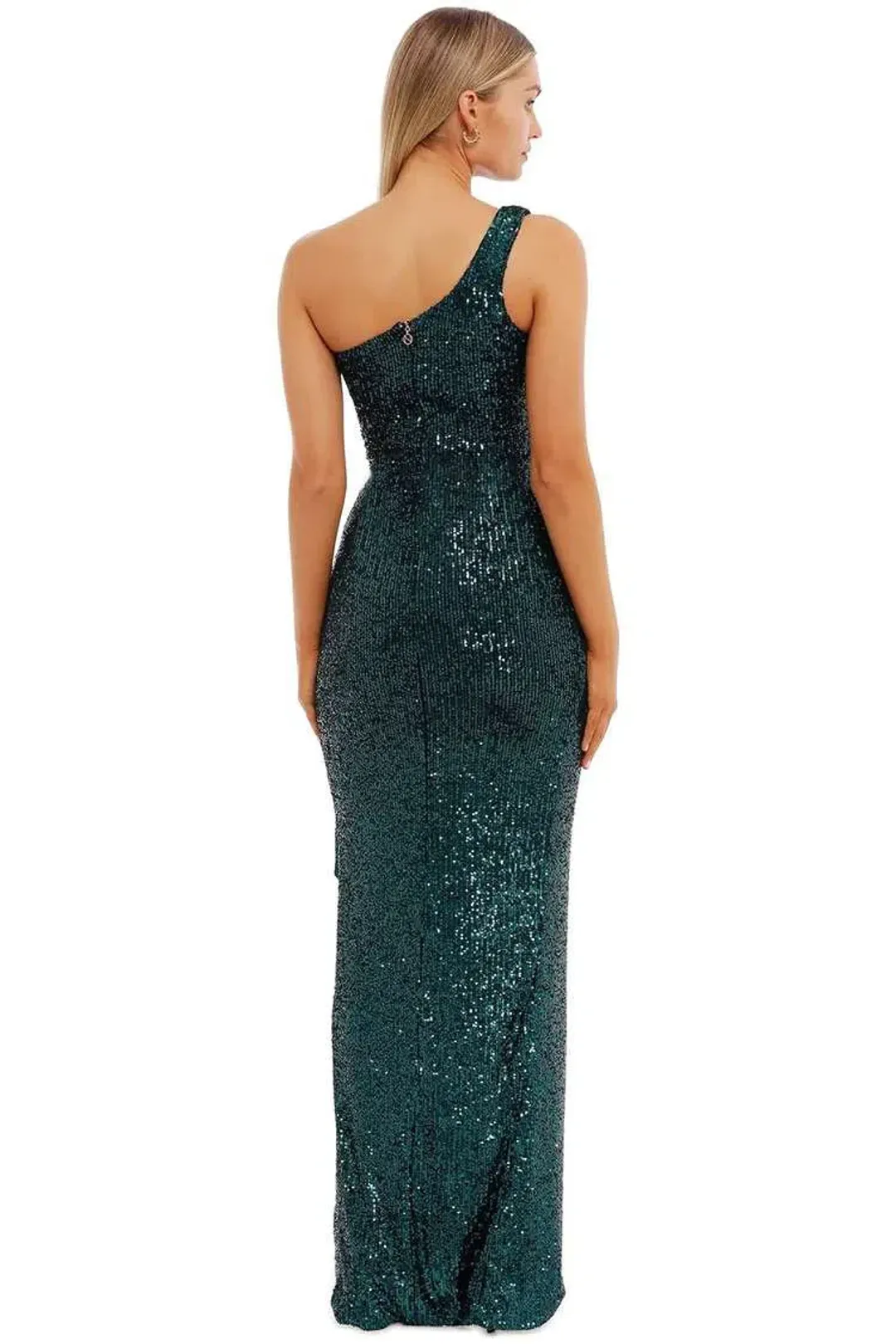 Nookie Palazzo Gown in Teal Size 12 for rent on The Volte - main image