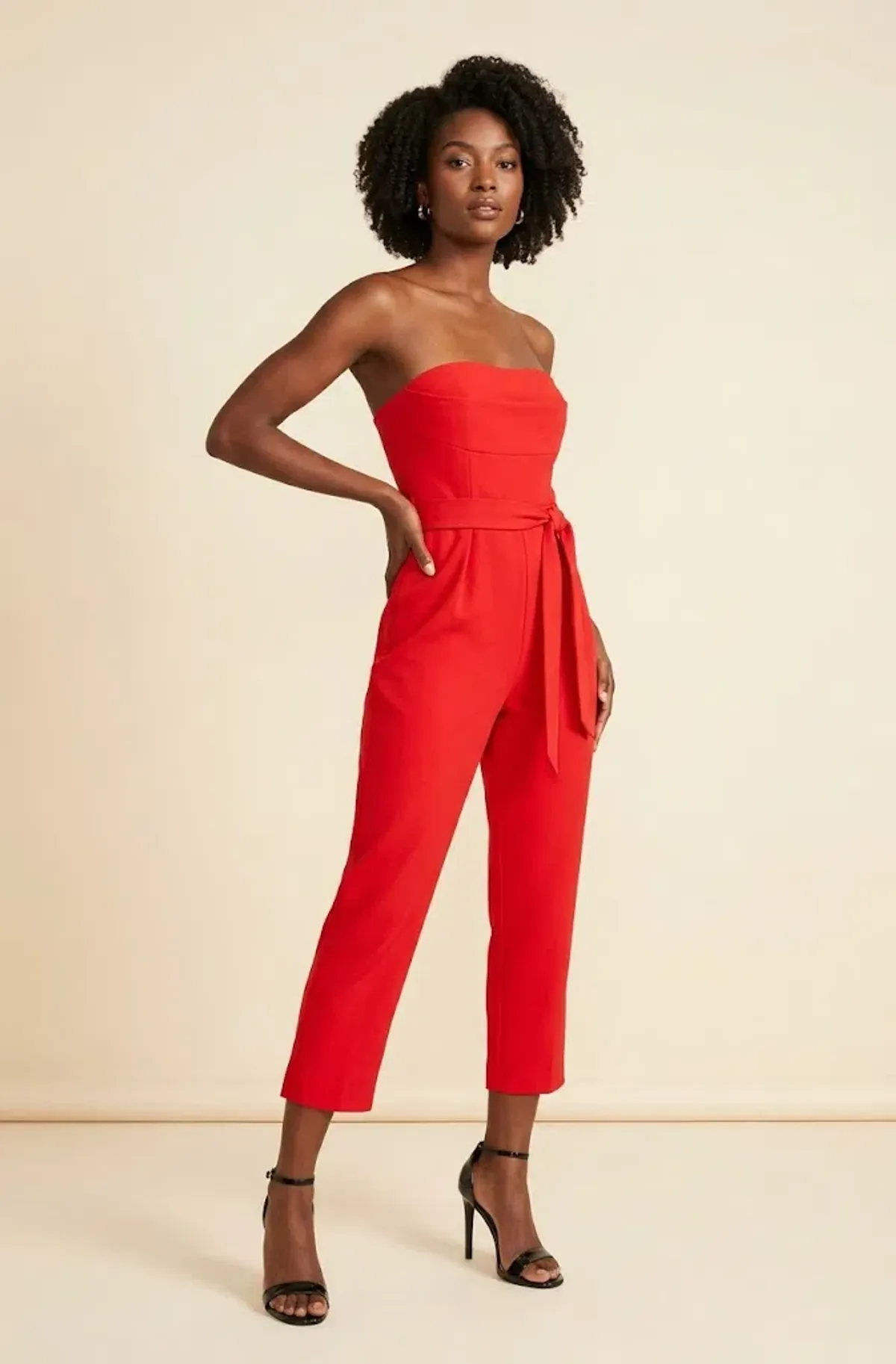 Sheike Audrey Jumpsuit in Red Size AU10 for rent on The Volte - main image