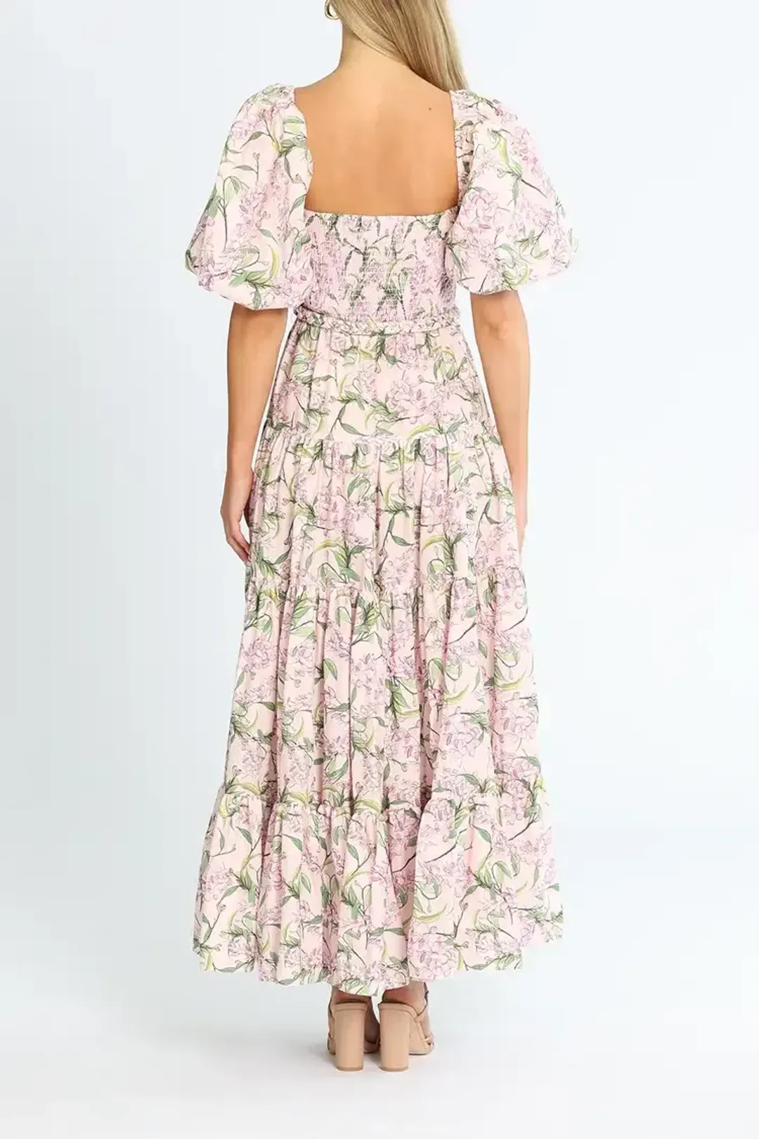 Torannce Alice Dress in Pink Floral Size 12 for rent on The Volte - main image