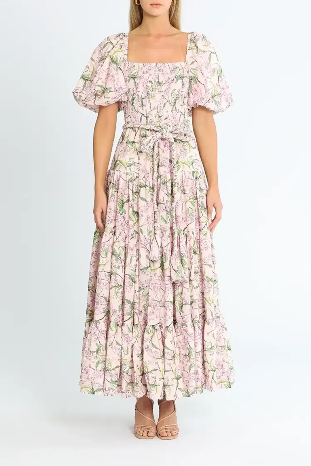 Torannce Alice Dress in Pink Floral Size 12 for rent on The Volte - main image