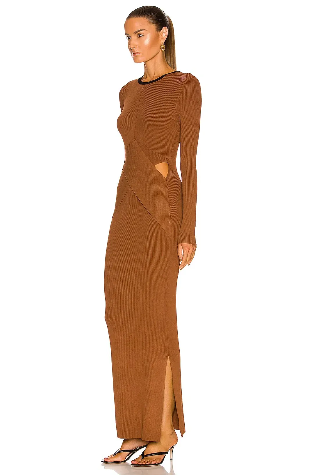  Sir The Label Josephine Draped Dress Hazel Size 3/AU 12  for rent on The Volte - main image