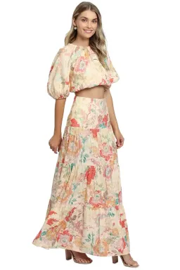 Significant Other Salvador Top and Skirt Set in Picnic Peonies Size 14 for rent on The Volte - image 1