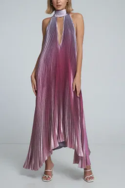 L'idee Opera Gown Mauve Ombre Size 10 for rent on The Volte - image 1
