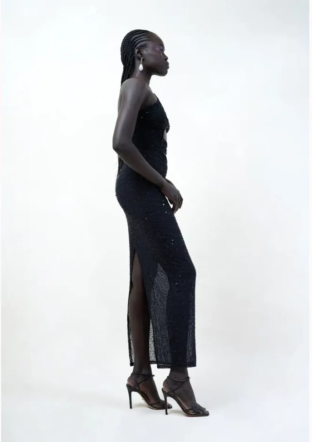 Dyspnea Strapped Dress Black Size 6-8 for rent on The Volte - main image