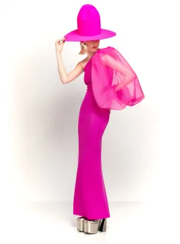 Solace London The Hudson Maxi Dress in Pink Size 8 for rent on The Volte - image 1