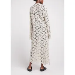 Matin Cotton Crochet Lace Dress Cream Size 10 for rent on The Volte - image 2
