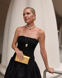 Aje Violette Bubble Hem Maxi Dress Black Size 10 for rent on The Volte - image 2