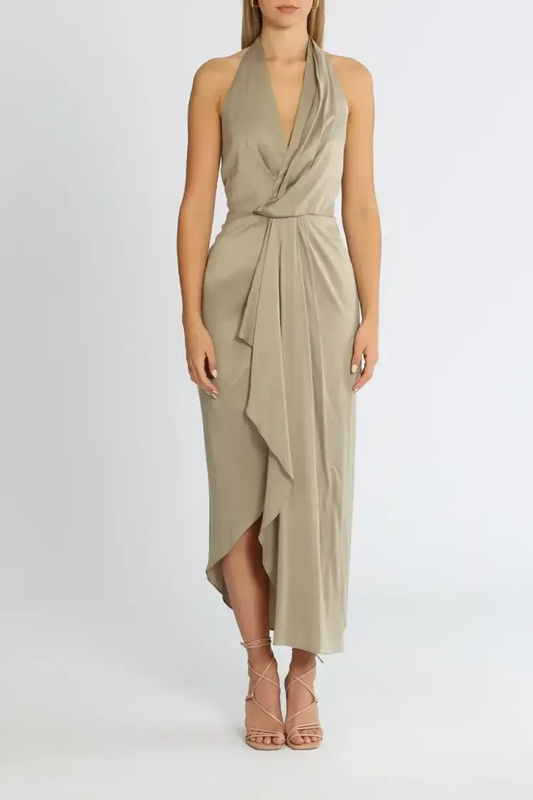 Significant Other Elaine Dress in Khaki Size 8 for rent on The Volte - main image
