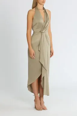 Significant Other Elaine Dress in Khaki Size 8 for rent on The Volte - image 2