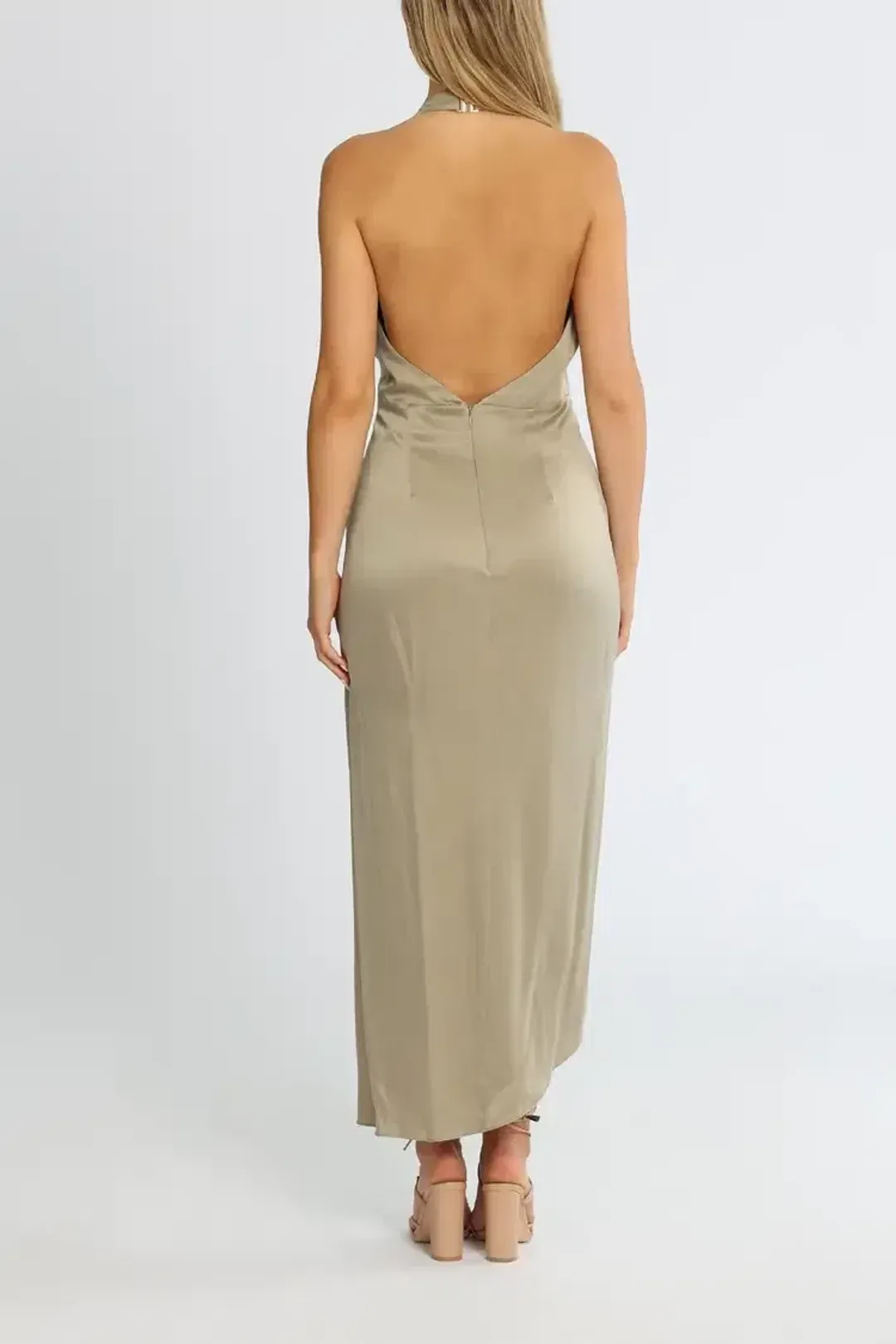 Significant Other Elaine Dress in Khaki Size 8 for rent on The Volte - main image