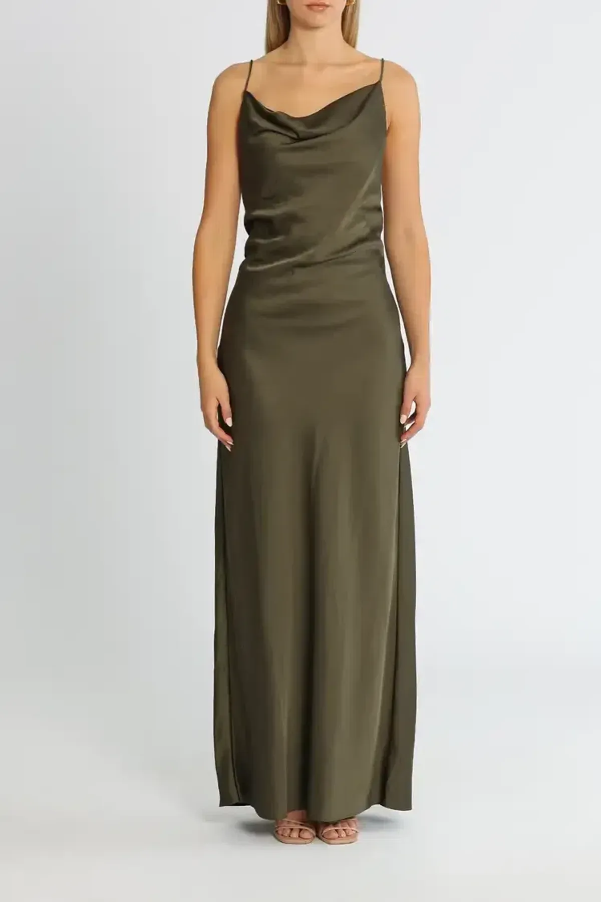 Significant Other Aila Dress in Olive Size 10 for rent on The Volte - main image