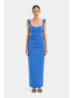 Sir The Label Azul Balconette Gown Cobalt Size AU 8 for rent on The Volte - image 1