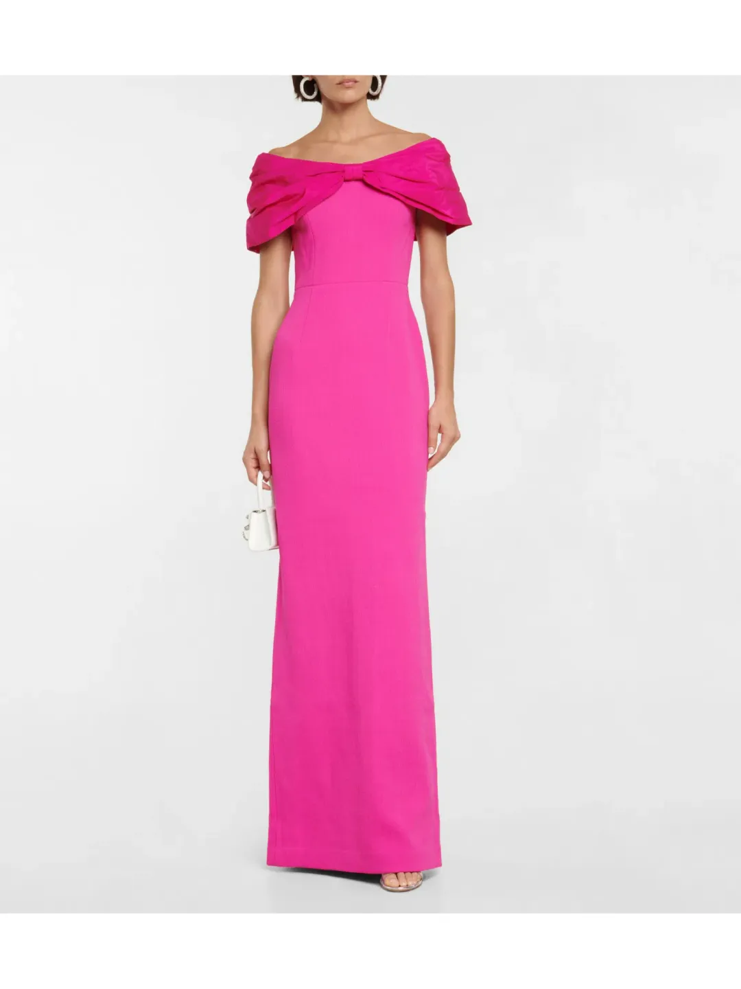 Rebecca Vallance Cupid Bow Gown Pink Size AU 6  for rent on The Volte - main image