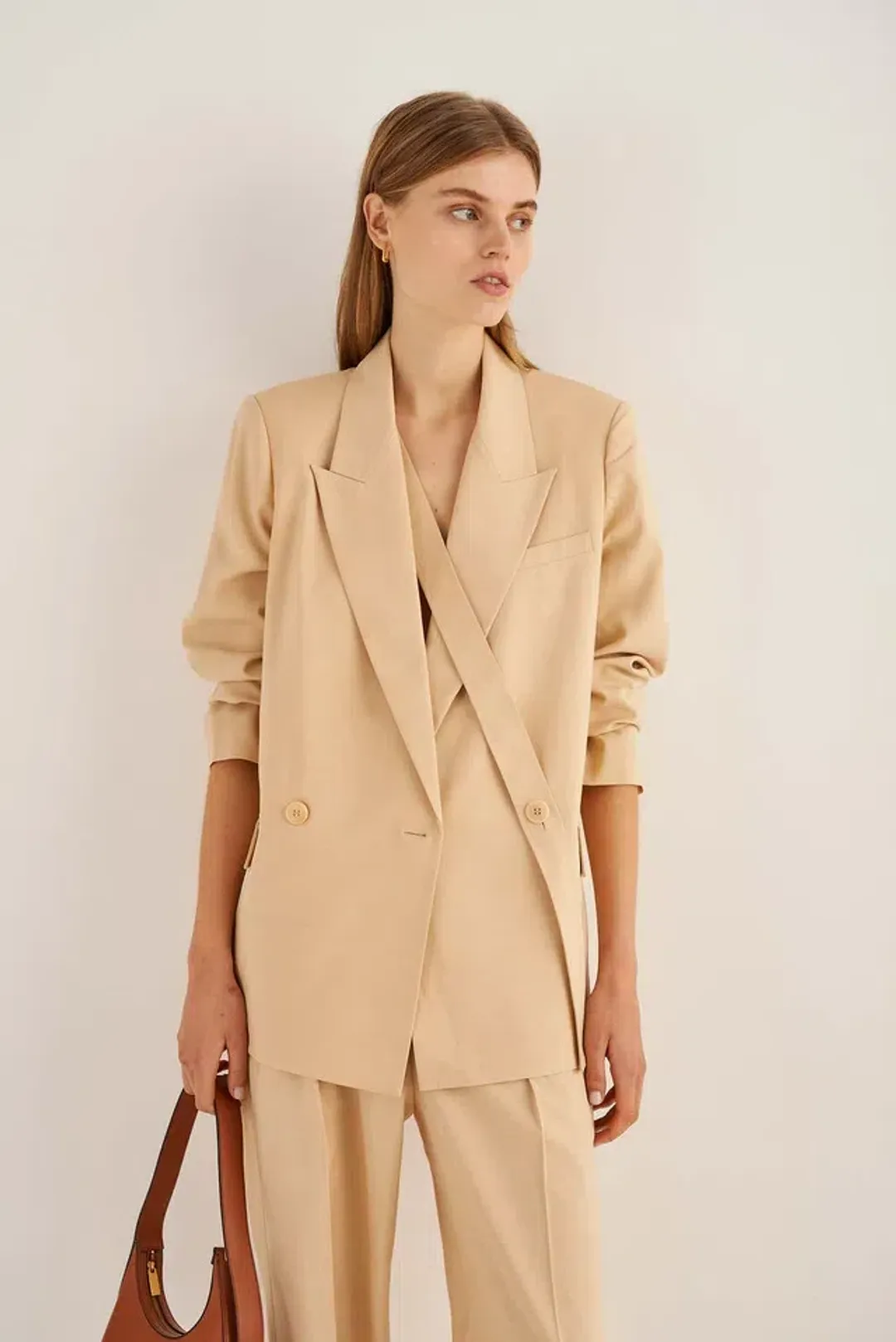 Oroton Double Breasted Blazer Size AU 8 for rent on The Volte - main image