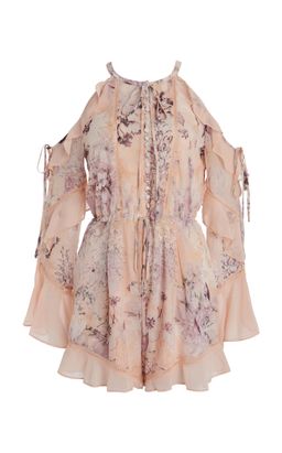 Paloma Cold Shoulder Romper size 10 for rent on The Volte - image 1