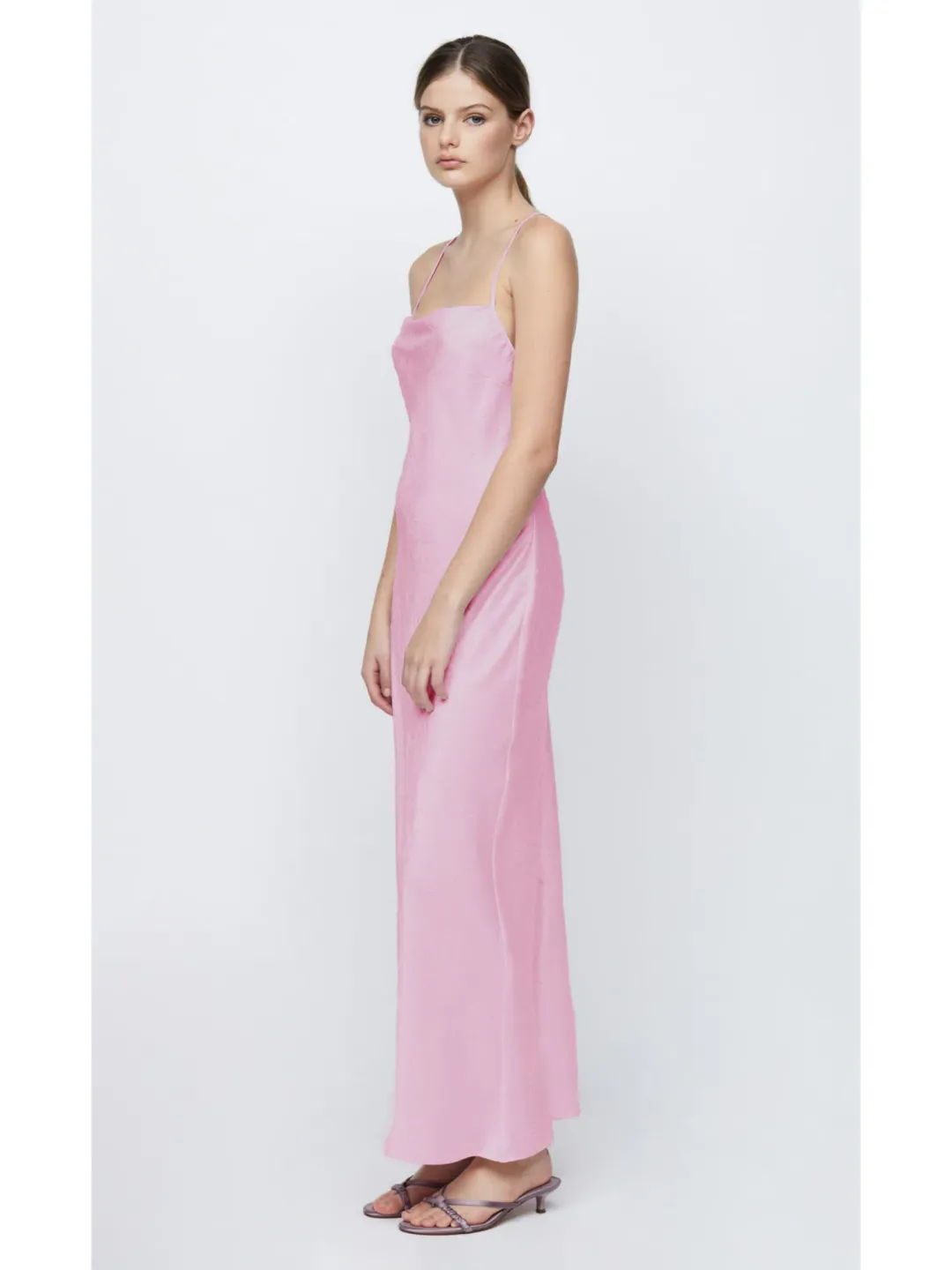 Bec & Bridge Carolina Maxi Dress Quartz Pink Size AU 10 for rent on The Volte - main image