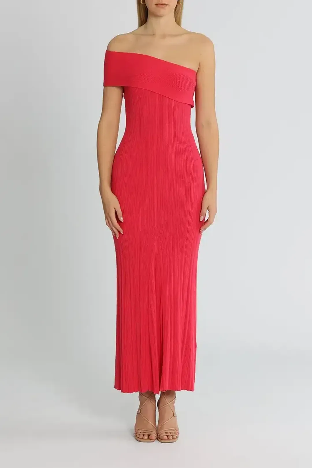 Anna Quan Brea Dress in Red Size 8 for rent on The Volte - main image