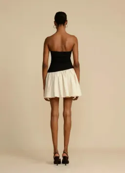 Arcina Ori Celine Mini Dress Black/White Size M/Au 10 for rent on The Volte - image 4