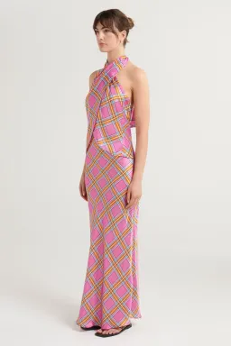 Steele Marcela Top and Cassidy Skirt Set Pink Check Size 10 for rent on The Volte - image 2
