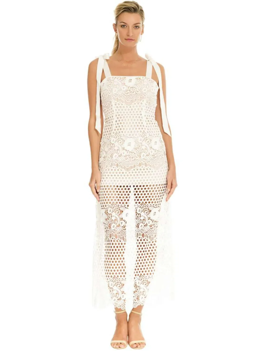 Alice McCall Secret Lover Dress In White Size AU 12  for rent on The Volte - main image