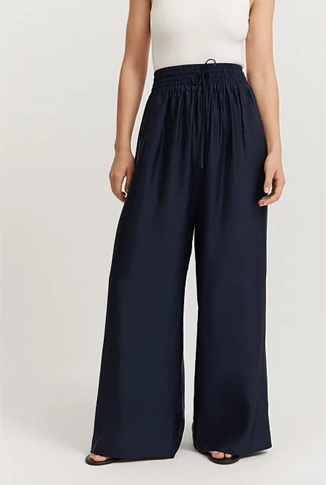 Country Road Multi Channel Palazzo Pant Navy Size AU 8 for rent on The Volte - main image