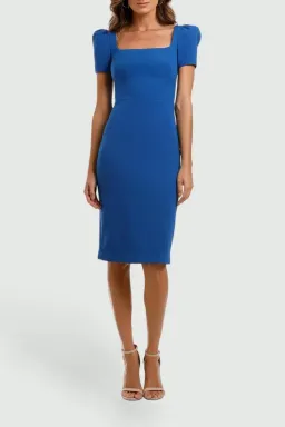 Rebecca Vallance Poppy Dress in Cobalt Size 8 for rent on The Volte - image 1