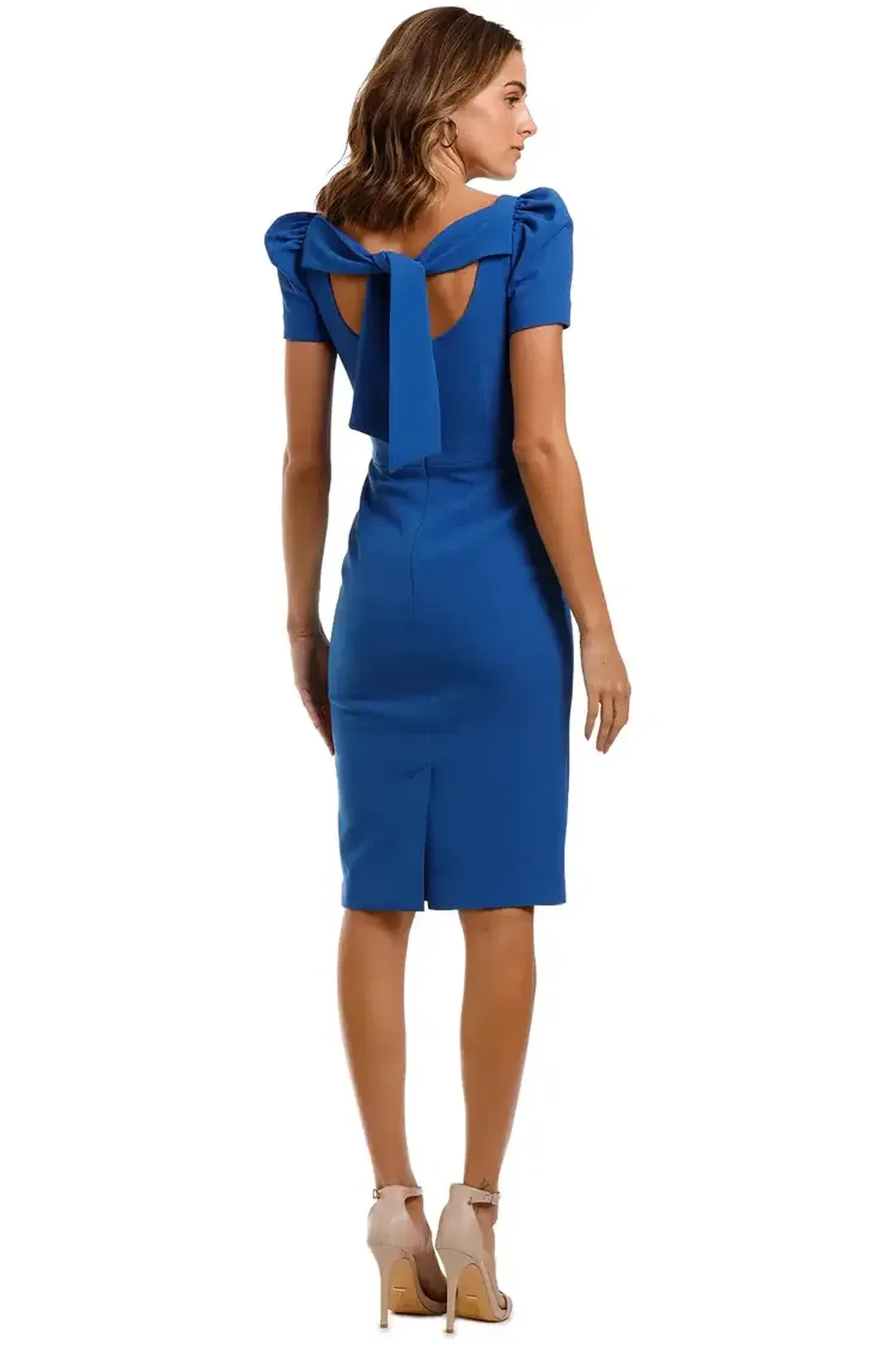 Rebecca Vallance Poppy Dress in Cobalt Size 8 for rent on The Volte - main image