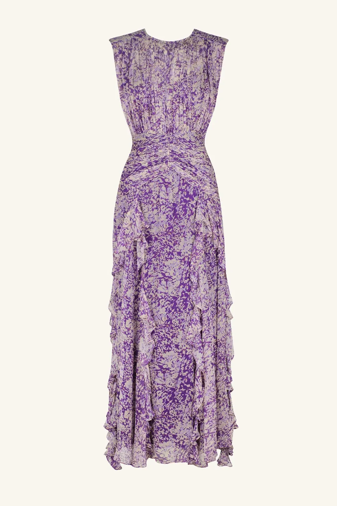 Shona Joy Aurier Round Neck Sleeveless Maxi Dress Purple Size AU 8 for rent on The Volte - main image