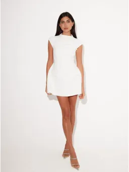 Odd Muse Ultimate Muse Cap Sleeve Dress White Size AU 6 for rent on The Volte - image 1