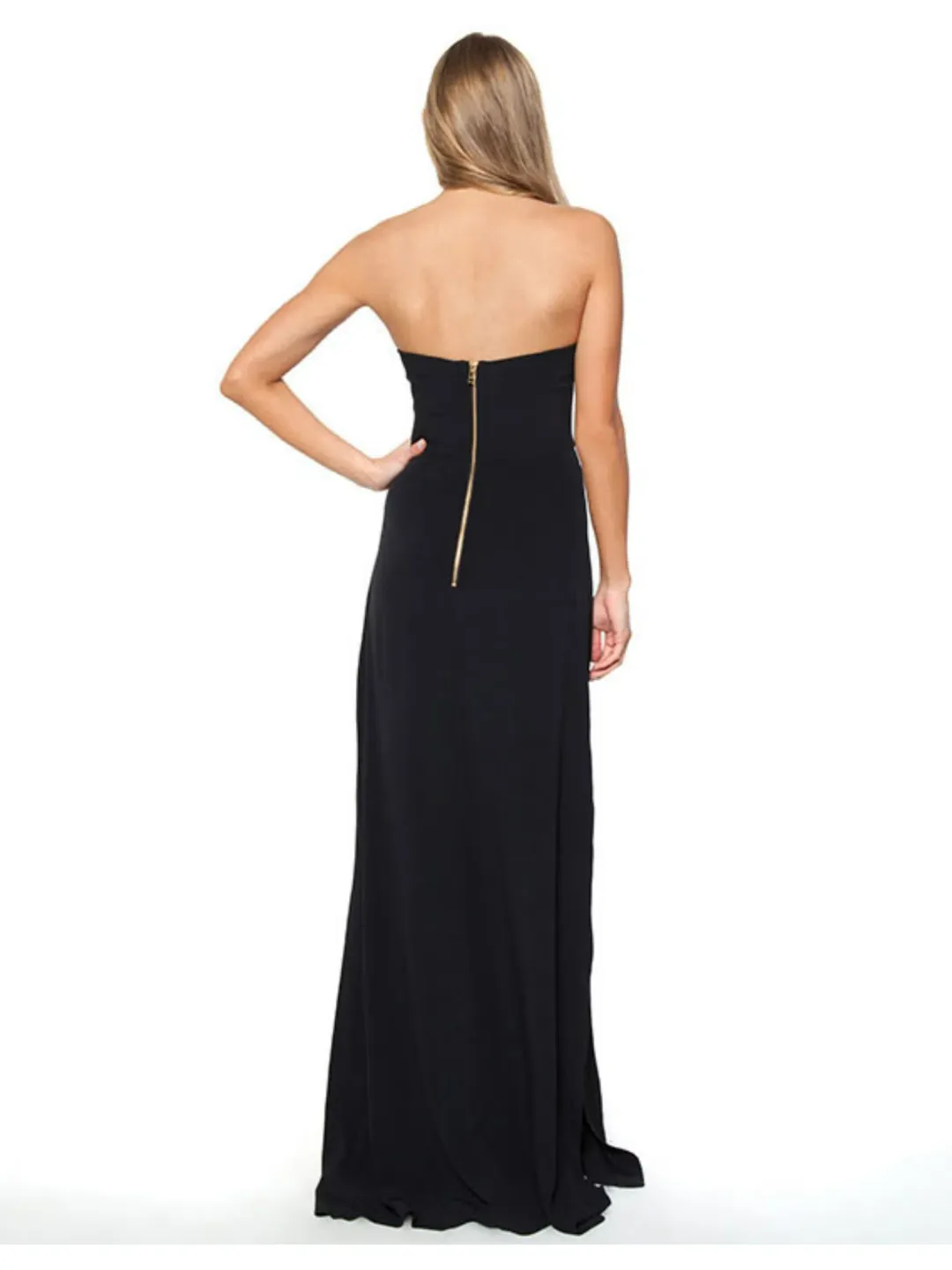 Shona Joy Midnight Meeting Maxi Dress Size Black AU 6  for rent on The Volte - main image