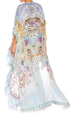 Camilla Drape Long Back Overlay Girl Next Door Print One Size for rent on The Volte - image 3
