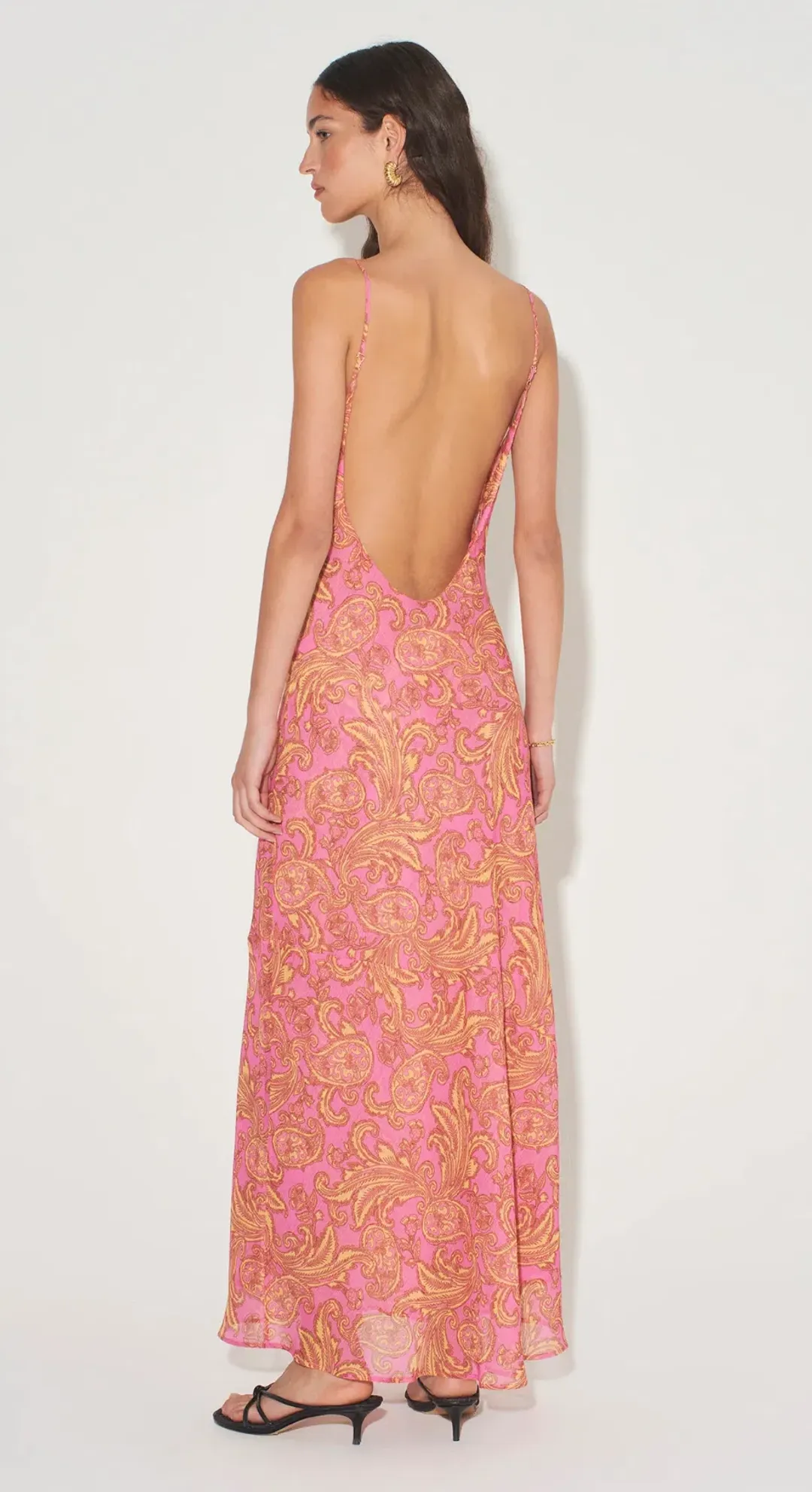 Hansen & Gretel Florencia Maxi Dress Pink Spice Size XS / AU 6 for rent on The Volte - main image