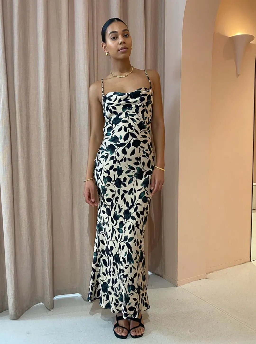 Bec & Bridge Vine Maxi Dress Floral Size 8 for rent on The Volte - main image