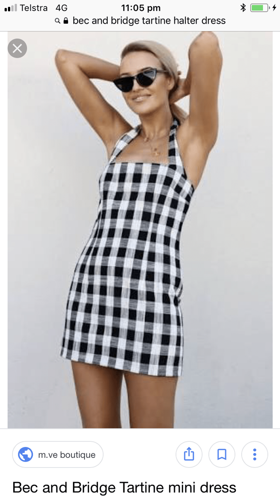 Bec and Bridge Tartine Mini Dress for rent on The Volte - main image