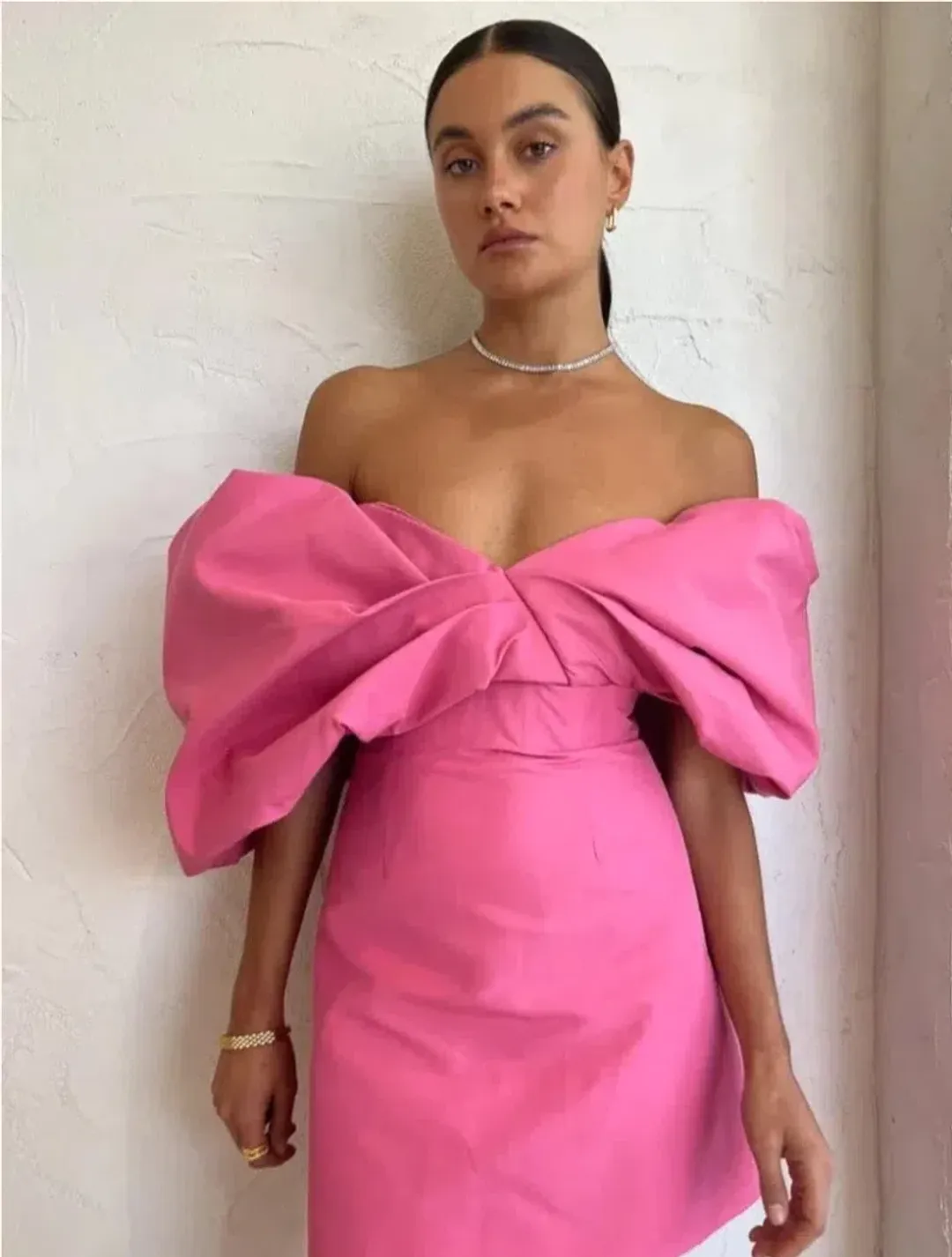 Rachel Gilbert Xavier Mini Dress Pink Size 3 / AU 12 for rent on The Volte - main image