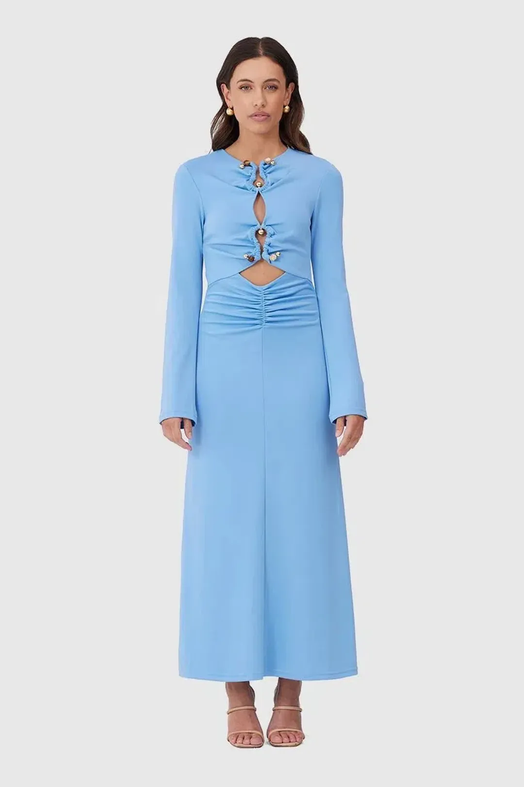 C/MEO Collective Bad Habits Blue Dress Blue Size S/Au 8 for rent on The Volte - main image