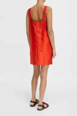 Lee Mathews Penny Mini Dress Crimson Size 12 for rent on The Volte - image 2