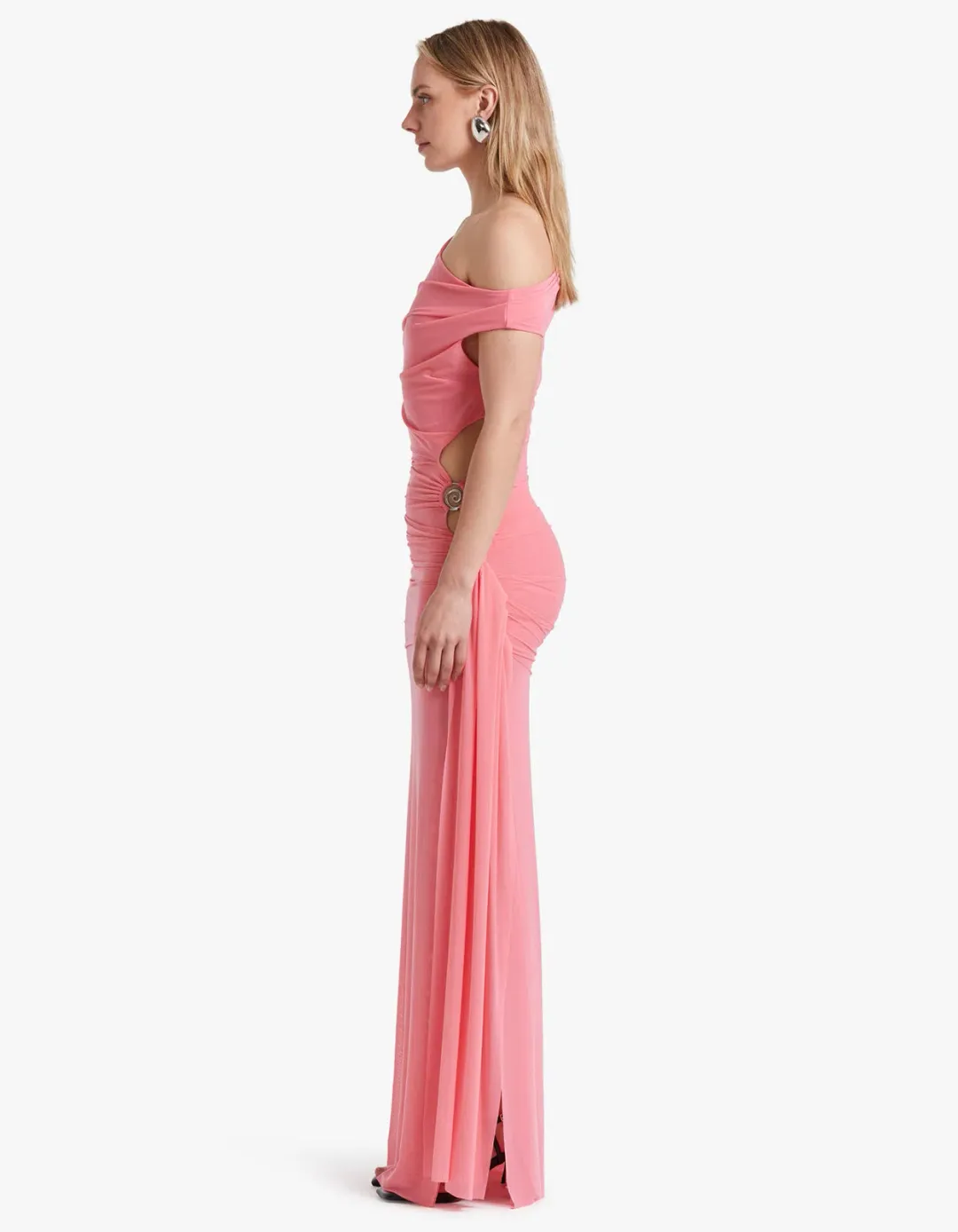 Bec and Bridge Kailani Asym Dress Pink Size 6 for rent on The Volte - main image