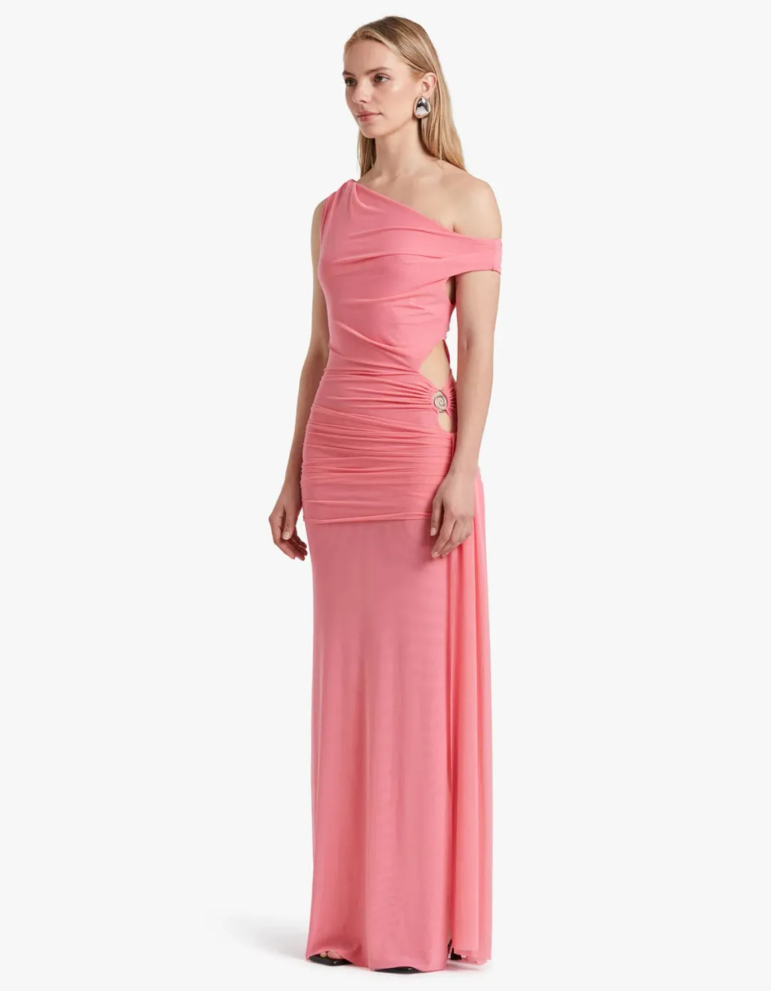 Bec and Bridge Kailani Asym Dress Pink Size 6 for rent on The Volte - main image