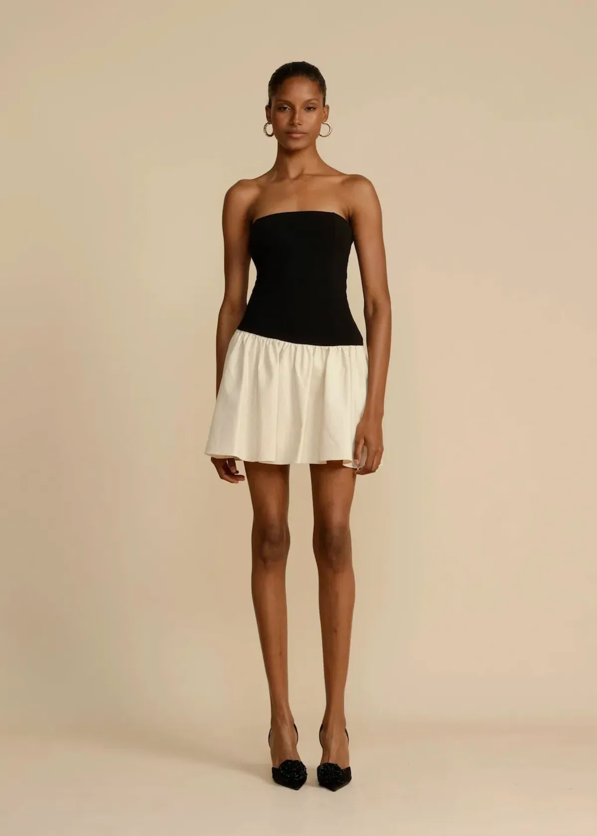 Arcina Ori Celine Dress Black White Size S / AU 6-8 for rent on The Volte - main image