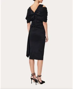 Rachel Gilbert Riccardo Midi Dress Black Size 4 / AU 14 for rent on The Volte - image 3