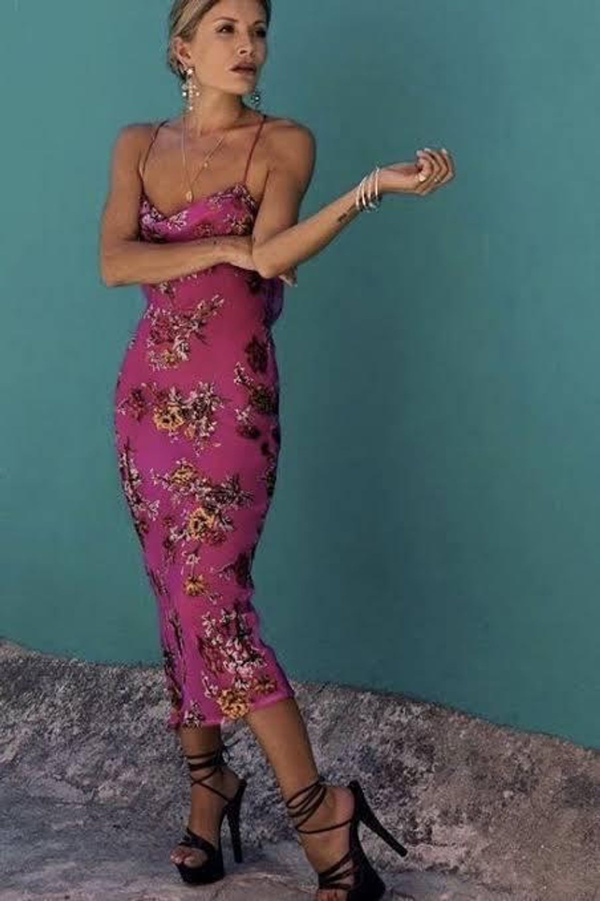 Rat & Boa Kiki Dress Pink Size 6/ XS for rent on The Volte - main image