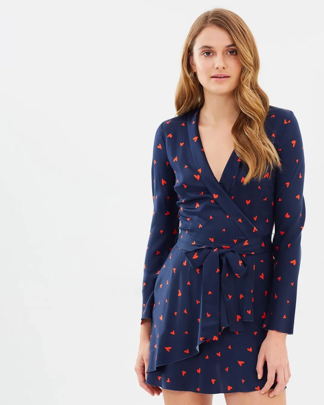 Bec & Bridge Love Spell Mini Dress Navy Red Size 10 for rent on The Volte - main image