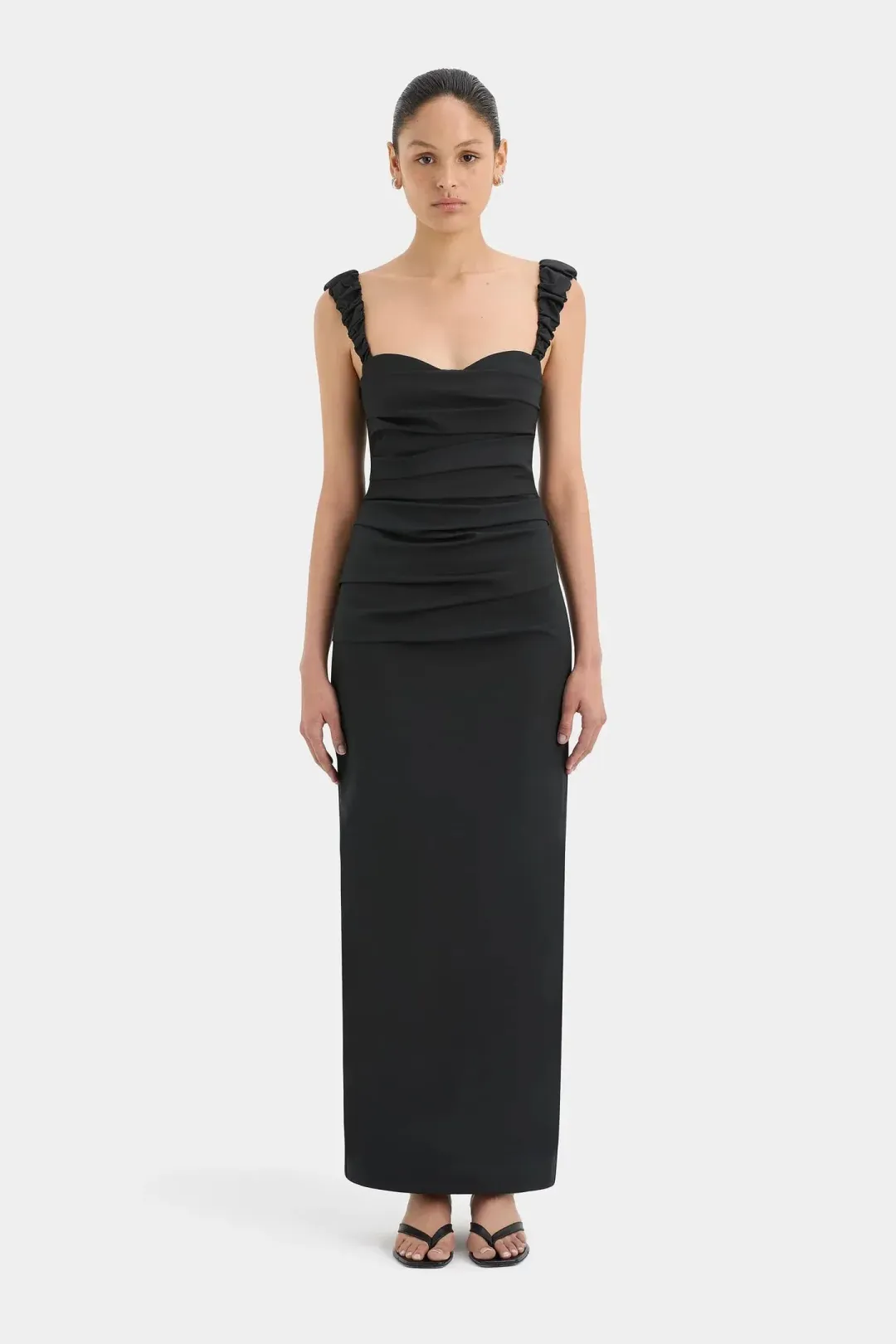 Sir the Label Azul Balconette Dress Black Size 2 / AU 10 for rent on The Volte - main image