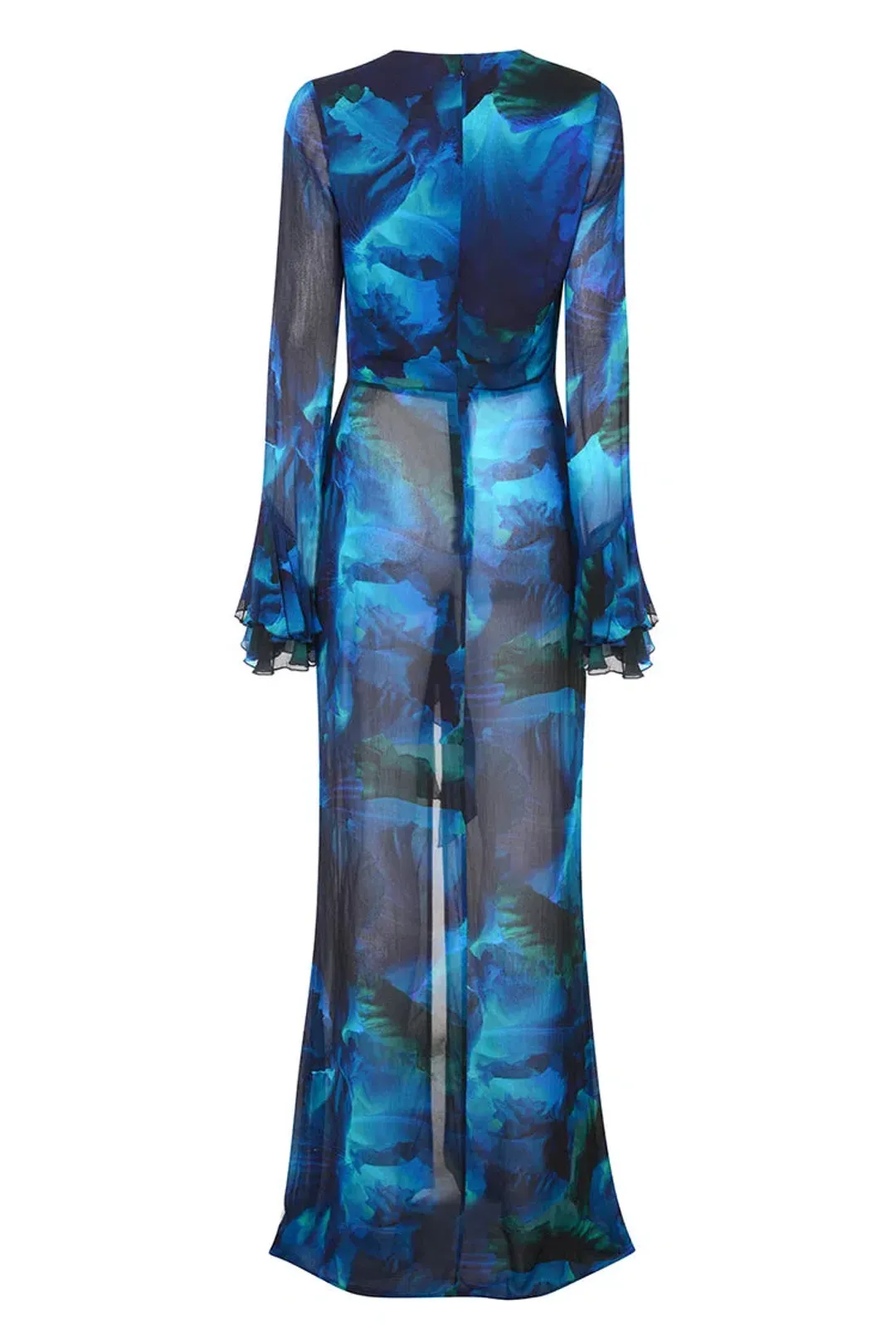 Rat & Boa Fiorella Maxi Dress Blue Multi Size S/ AU 8 for rent on The Volte - main image