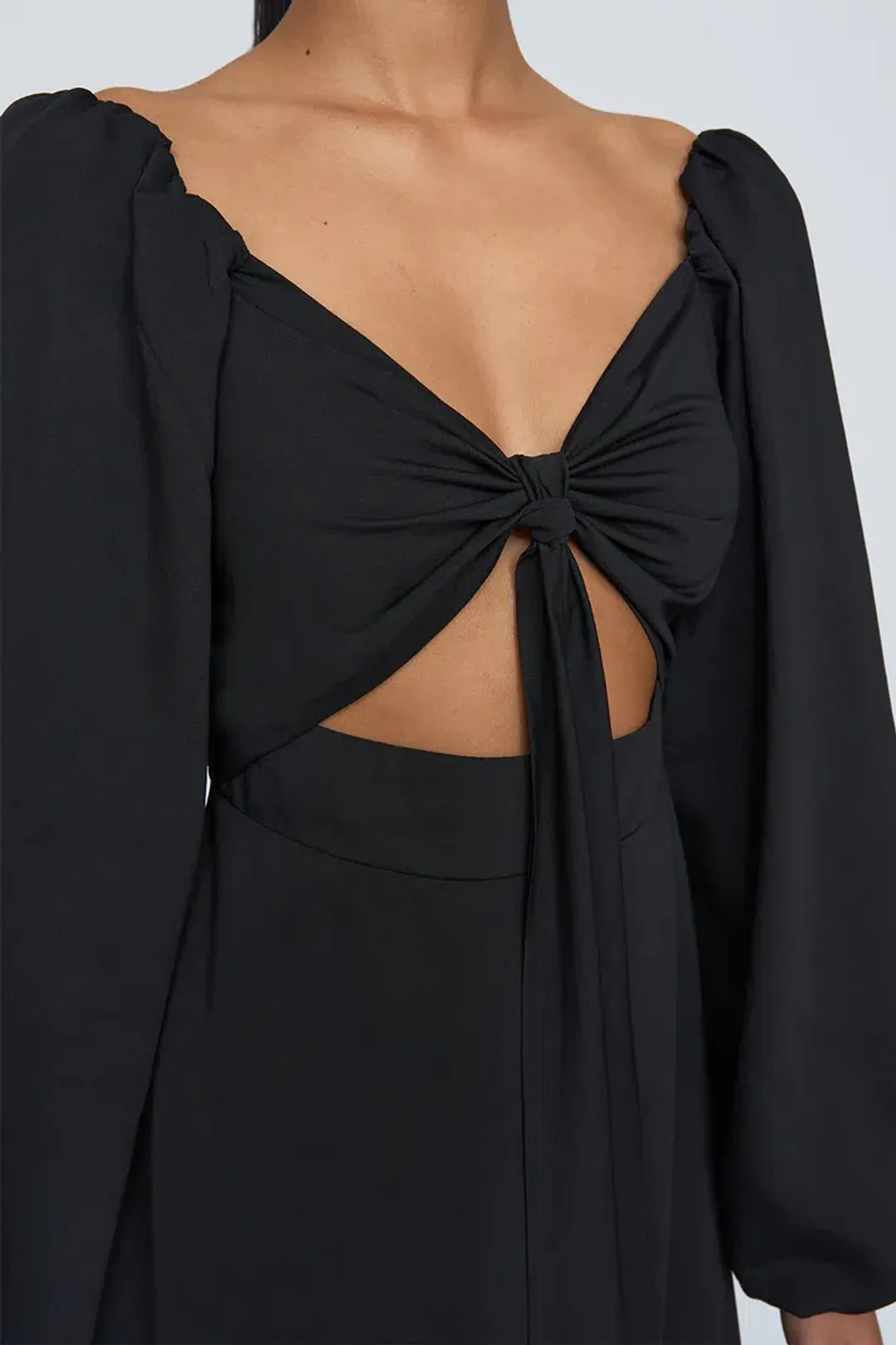 By Johnny Annika Midi Dress Black Size AU 14 for rent on The Volte - main image